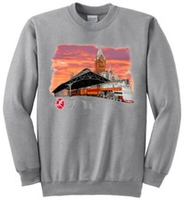 Milwaukee Hiawatha Sunset Trains Authentic Railroad Sweatshirt 40 