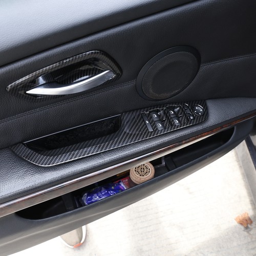 Kit de embellecedor de cubierta de decoración interior ABS de fibra de carbono para BMW Serie 3 E90 2005-12 - Imagen 82 de 203