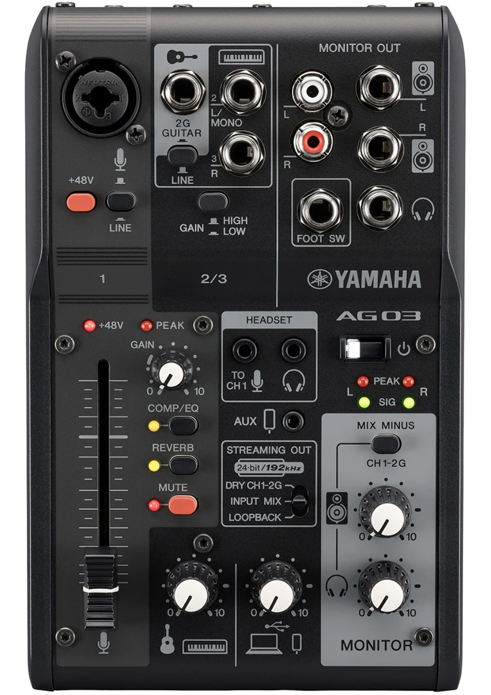 Yamaha+AG03+Mixing+Console for sale online | eBay