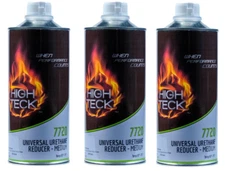 High Teck 7720/7730 Slow or Medium Auto Urethane Paint Reducer QUART Size! (3PK)