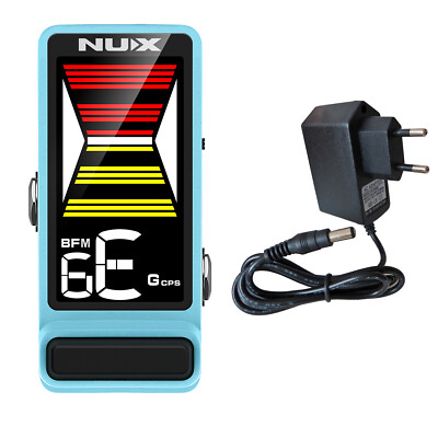 Nux NTU-3 MKII Flow Tune Blau Stimmgerät mit keepdrum 9V Netzteil