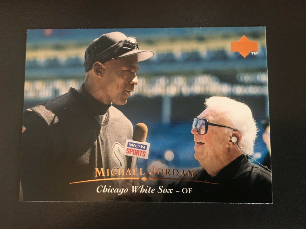 1995 Upper Deck | MICHAEL JORDAN - HARRY CARAY | #200 | Chicago White Sox