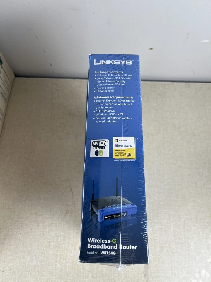 Linksys WRT54G V8 Wireless G 2.4 Ghz Broadband 4 Port Switch 802.11g Router NEW - Image 2 of 4
