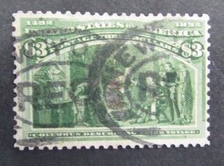 Estampilla de Estados Unidos nystamps # 243 usada $800 L3x3632