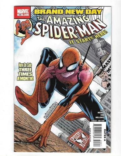 Amazing Spider-Man # 546 Brand New Day 1st App Mr Negative Combined Shipping