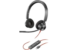 Plantronics - Blackwire 3320 USB-A - Wired, Dual-Ear (Stereo) Headset with Boom