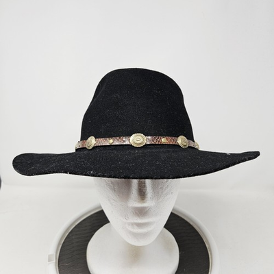 #ad #ad Outback Trading Co. Hat Cap Cowboy Fitted Mens L Black Ridge Runner Fur Blend $29.99