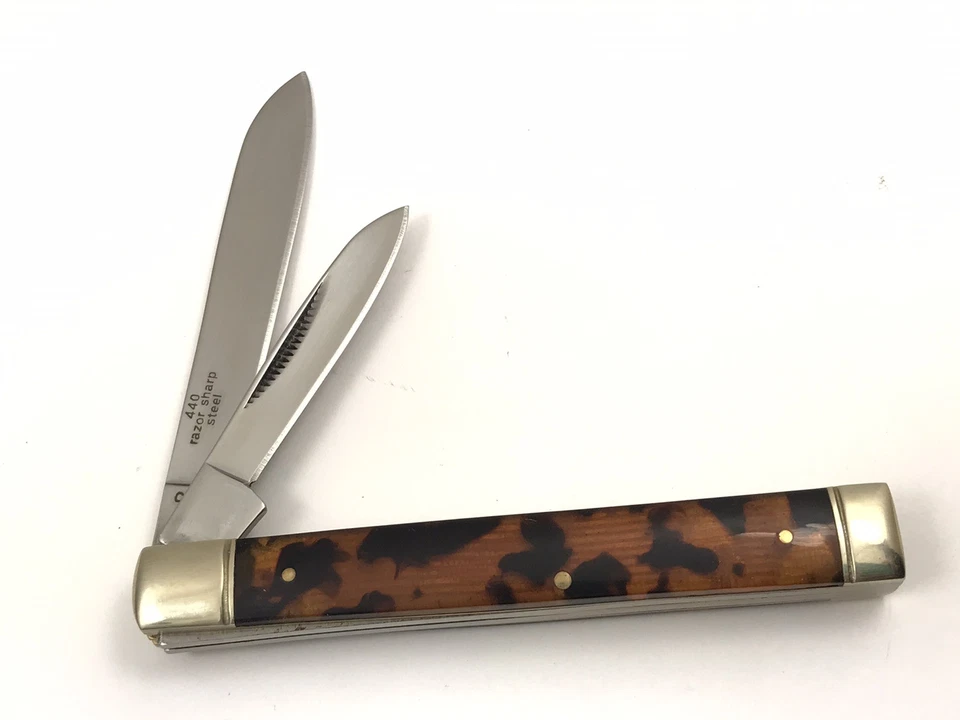Rough Rider Doctor Physician Knife Faux Tortoise Shell + Box 11806-LL - Image 3 of 4
