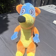 Dora the Explorer Swiper Fox Plush Stuffed Animal Orange Blue Yellow
