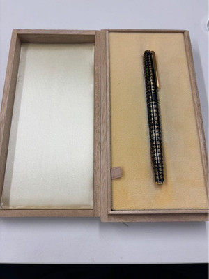 PILOT Fountain Pen Hannya Shingyo Heart Sutra 14K Gold Nib Black Japan Import