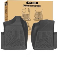 1st Row 3d Floor Mats Liners Tpe For 1999-2006 Chevrolet Silverado Regular Cab