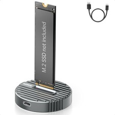 SUITOK M.2 NVMe SSD Reader External, 2.12 x x 0.50 Inches, Space Grey