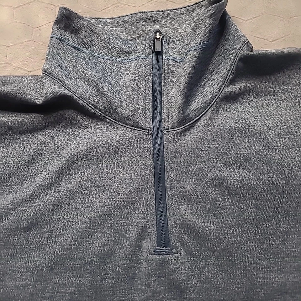 Mountain Hardwear Wick.Q Top Women's Large Gray 1/4 Zip Long Sleeve Shirt Base - Image 3 of 4