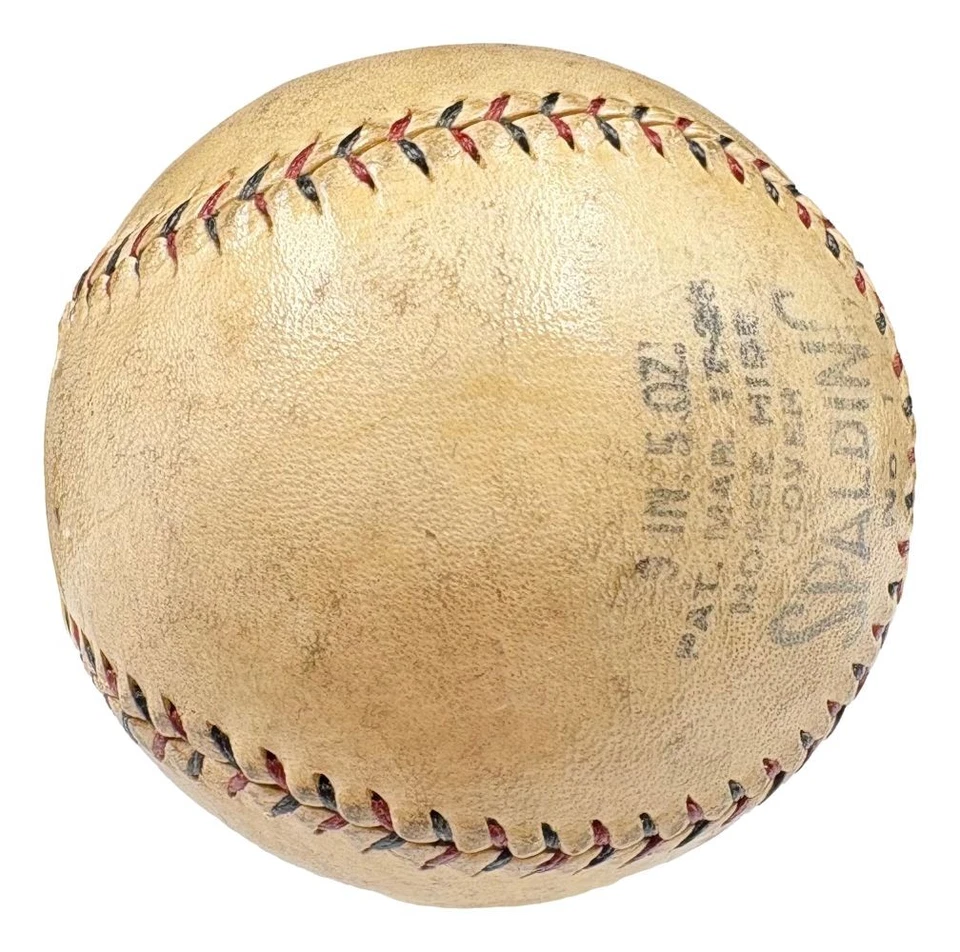 Babe Ruth Yankees 1920s Signed Official Spalding NL Baseball JSA ZZ35615 - Image 3 of 4