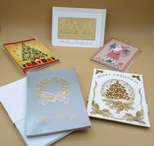Mix Lot Of 29 Christmas Cards With Envelopes 5 Styles
