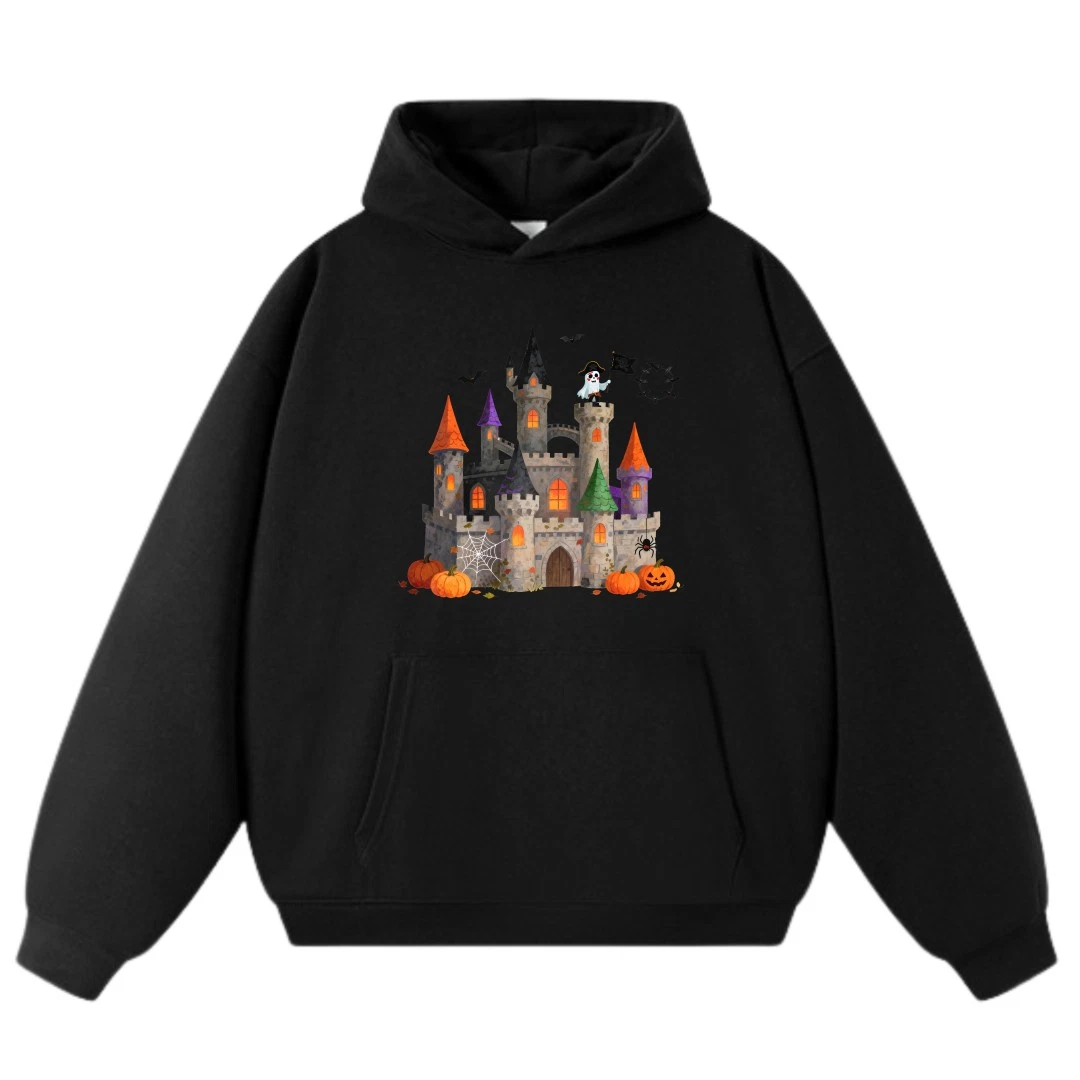 Halloween Castle Graphic Hoodie
