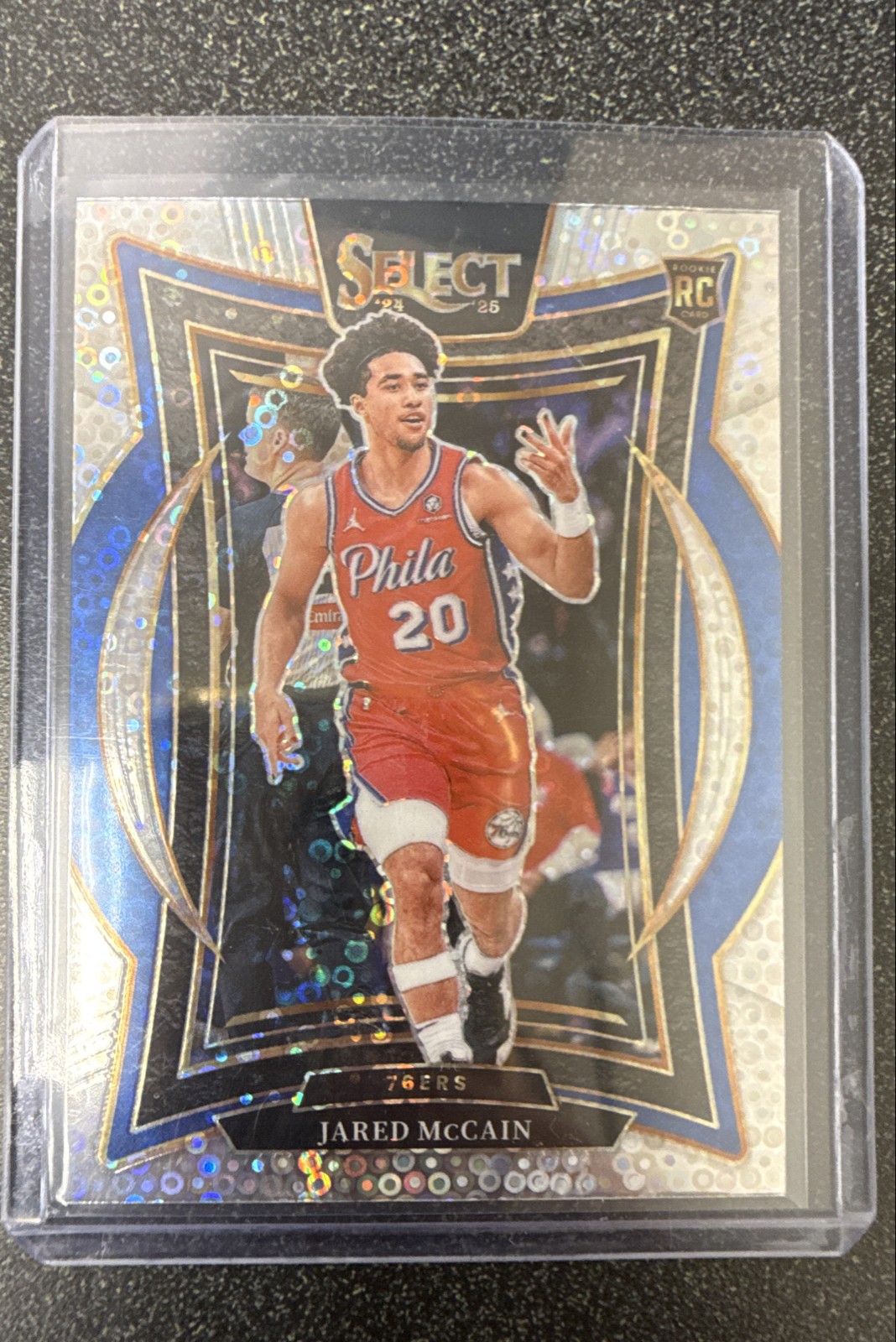 2024-25 Panini Select - Concourse Jared McCain #82 Disco Prizm (RC)