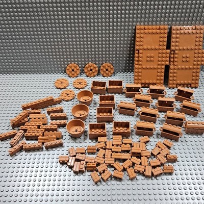 LEGO Medium Nougat Lot- 104pc 75x Masonry Bricks 12x Treasure Chest 2x 18922 Mod