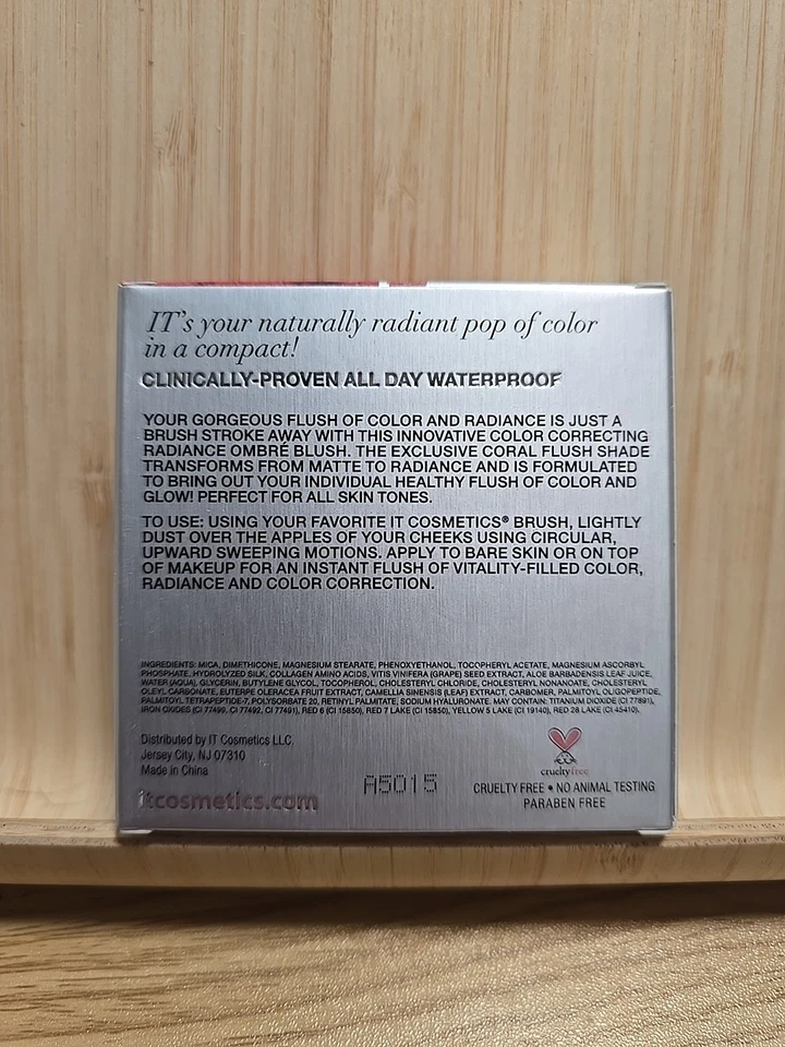 It Cosmetics CC+ Ombre Radiance Blush Coral Blush ~ Hard To Find ~ New In Box - Image 2 of 4