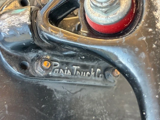 Monopatín Vision Gator vintage años 80 negro sobre negro camiones París Foto 3 de 4