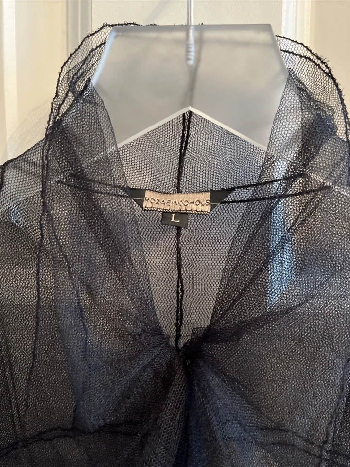 Blusa de hadas góticas de malla vintage talla grande ROZAE NICHOLS Foto 2 de 4