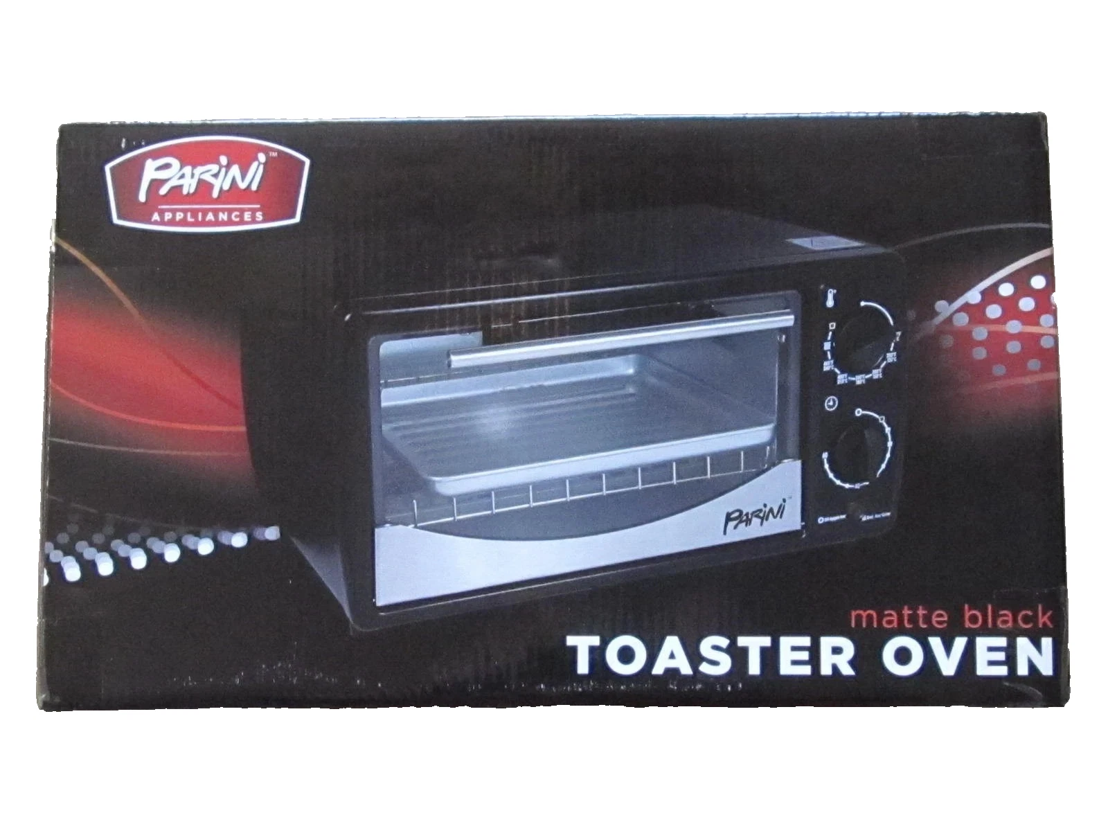NEW** PARINI Stainless Steel Toaster Oven*Bakes Toasts Timer Tray & Rack
Opens in a new window or ta