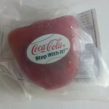 Coca Cola " Step With It" Red Pedometer/ Clip On