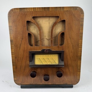 Röhrenradio Philips Philette Super inductance 83 Holzgehäuse Schweiz 1935