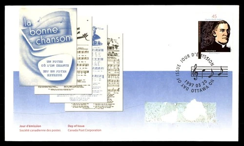 Mayfairstamps Canada FDC 1997 Charles E Gadbois La Bonne Chanson First Day Cover