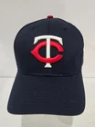 Minnesota Twins MLB OC Sports Hat Cap Navy Blue Red TC Logo Adult Adjustable