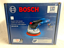 Bosch 18v Gex18v-5n 5 Orbital Sander Variable Speed Bl Tool Only New In Box Bosch 18v Gex18v-5n 5 Orbital Sander Variable Speed Bl Tool Only New In Box