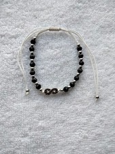 Black & Silver Colour Adjustable Bracelet Brand New