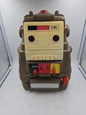 Vtg 1978 Mego Corp 2 XL Talking Robot Toy 8 Track Player UNTESTED No Cord 70s