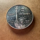 1986 Statue of Liberty Centennial 1 Oz .999 Fine Silver Round Eagle Reverse