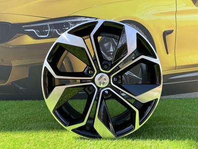 4x 16 '' 5x114.3 Renault Traffic Captur Style Black Polished Wheels: Für Megane