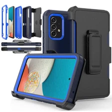 For Samsung Galaxy A03s A13 A32 A52 A53 5G Case Cover Belt Clip Fits Otterbox