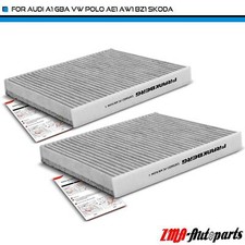 2x Cabin Air Filters for Audi A1 GBA VW Skoda Scala NW4 Polo AE1 AW1 BZ1 T-Cross