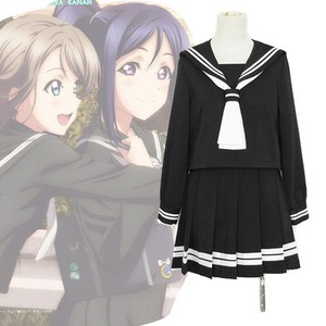 LoveLive Love Live Aqours Takami Chika Sailor School Uniform Cosplay Costume