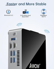 Mini PC Intel 2.3 GHz, 6GB DDR4 RAM 128GB SSD Windows 11