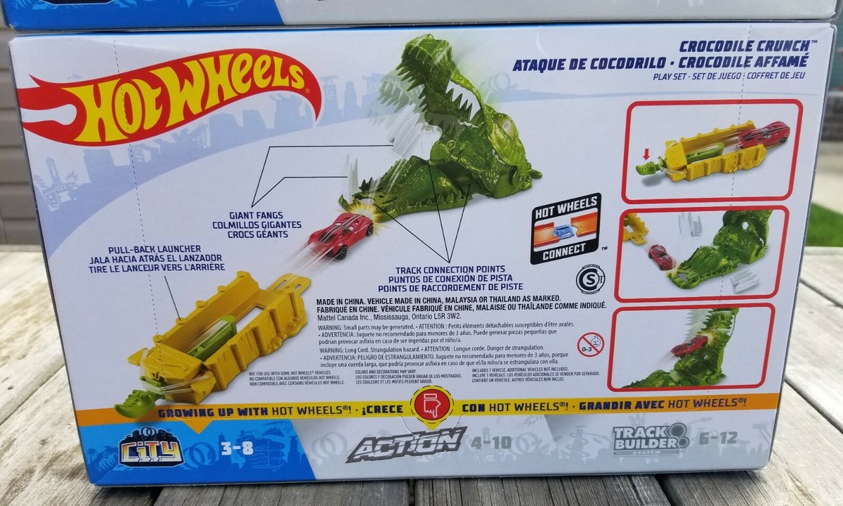Hot Wheels Crocodile Crunch PlaySet - Brand New | eBay