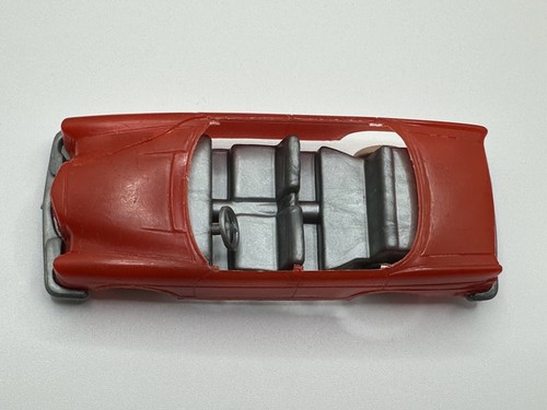 Vintage Plastic Die Cast Mercedes Red Germany diecast convertible Toy Car