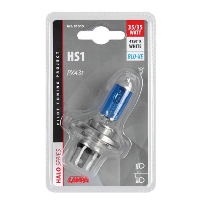 Blau-xe Halogenlampe Hs1 35/35W Px43t 1 Stück D/Blister Lichtstrahl weiß 12V