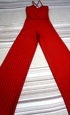 House of CB Red Bandage Jumpsuit size UK S