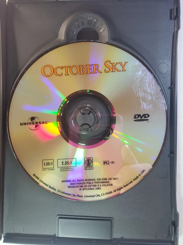 October Sky Widescreen DVD 1999 Universal Studios - Image 2 of 4
