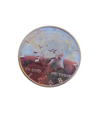 Moneta Argento 40 Mezzo Dollaro Kennedy 1968-S In Argento 40% - Proof - Foto 4