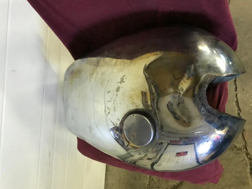 Norton 1950's ES2 Fuel Tank with Cap - Image 4 of 4
