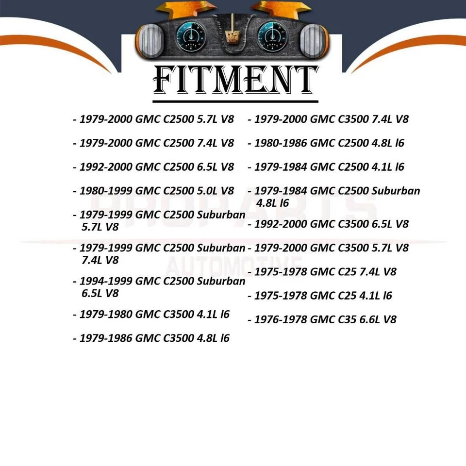 Cilindro de rueda de freno trasero 2PCS para 1974 GMC C25/C2500 Suburban 5.7L Foto 2 de 4