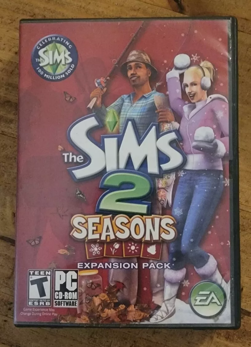 The Sims 2 Seasons Expansion Pack PC CD-ROM Game-Good-Free Shipping