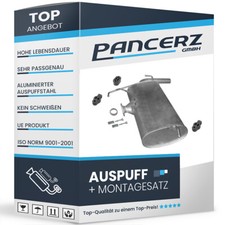 Endschalldämpfer für Mitsubishi Lancer VIII 1.5i 1.6i 16V