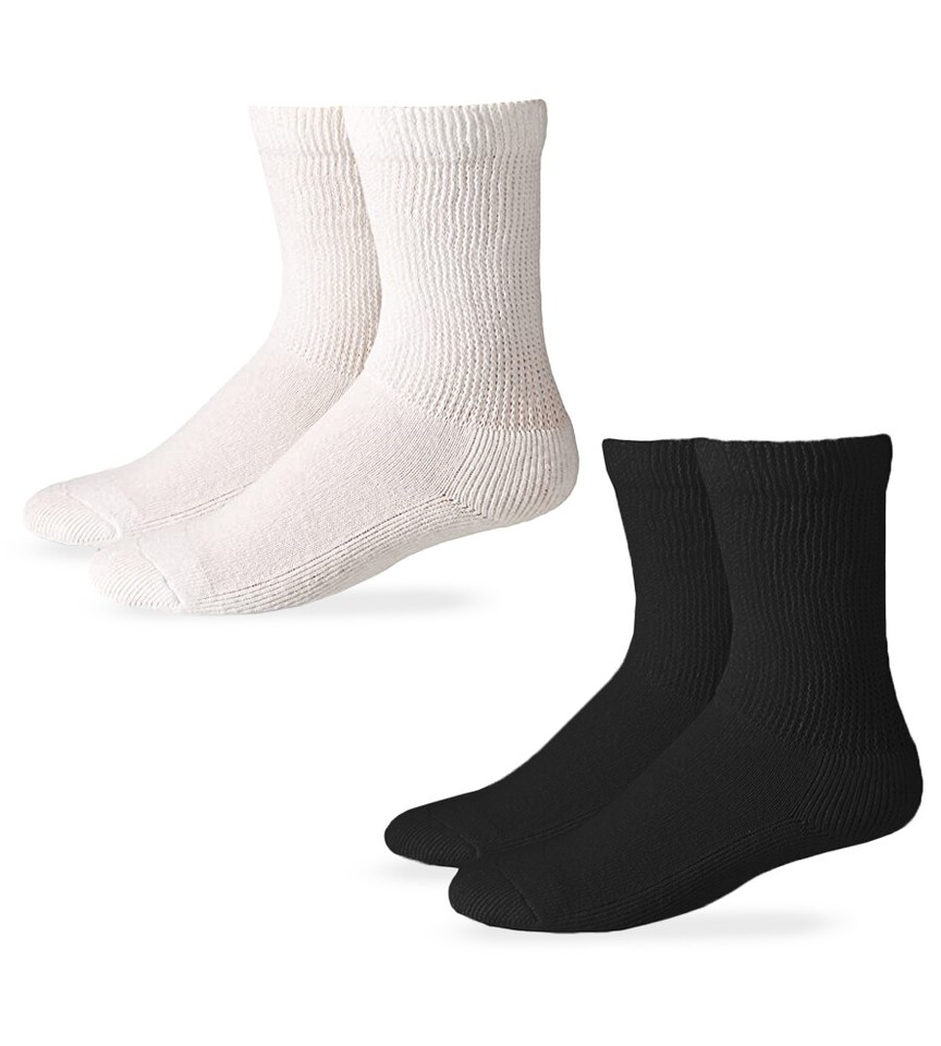 Carolina Ultimate Men's Non-Binding Diabetic Socks – 2-Pack Cushioned Sport
